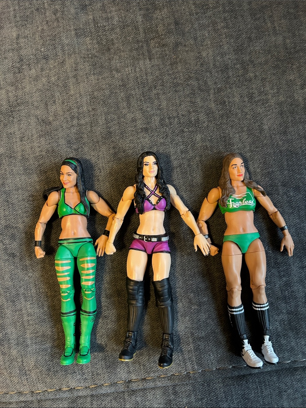 WWE Women Bella Twins and Paige Wrestling Action Figure Tag Team Set